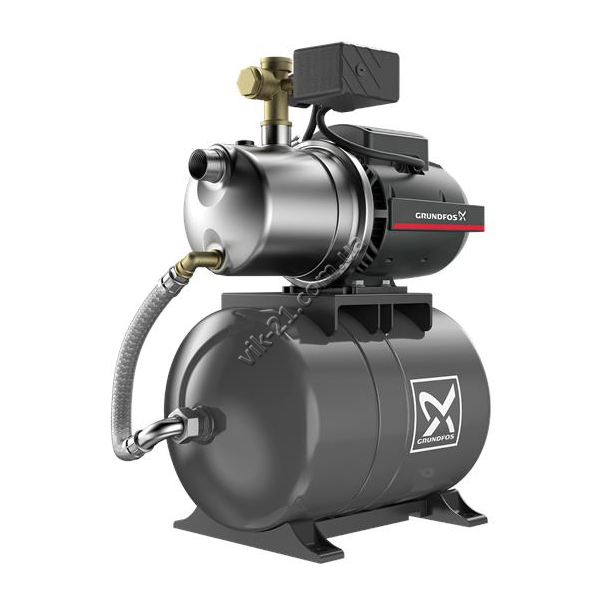 Насосна установка Grundfos JP 4-54 PT-H з баком 20 л, фото 1