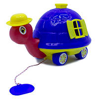 Каталка "Черепаха" у комплекті: Мама черепаха-будинок, 3 черепашники, аксесуарі, в кор. 40*20*20см, ТМ