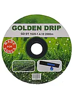 Крапельна стрічка GOLDEN DRIP з плоским емітером 10 см 2000м 8 mil