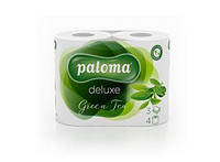 Туалетний папір Paloma Deluxe Green Tea 3-шаровий (4 рулони)