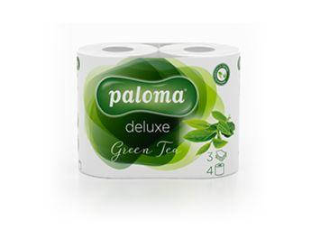 Туалетний папір Paloma Deluxe Green Tea 3-шаровий (4 рулони)