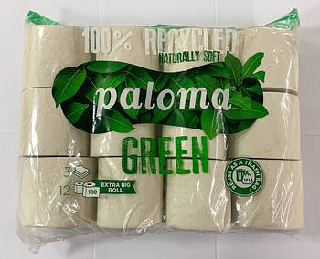 Туалетний папір Paloma Green Matters 100% Recycled 3-шаровий (12 рулонів)