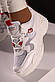 Кроссовки женские белые Т1448, фото 7
