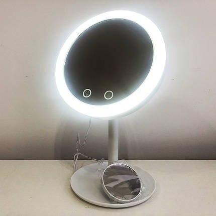 Дзеркало для макіяжу з LED підсвічуванням Large Led Mirror 16 LED, фото 2