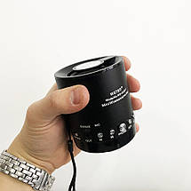 Портативна колонка Wster WS-633BT. Колір чорний, фото 2
