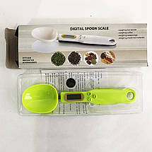 Ваги-ложка цифрові Digital Spoon Scale. Колір: салатовий, фото 3