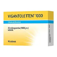 Vigantoletten 1000 j.m 90 таб.- витамин д3 / Польша , большой срок годности.