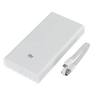 Портативний зарядний пристрій power bank павербанк 16000/6000 MI M5. Колір: білий