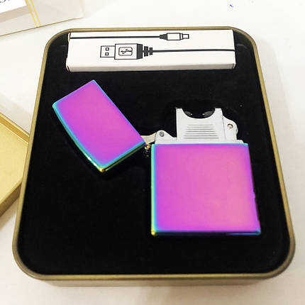 Запальничка імпульсна NB USB-215. Колір фіолетовий, фото 2