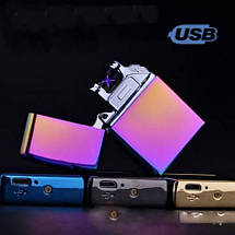 Запальничка імпульсна NB USB-215. Колір фіолетовий, фото 3