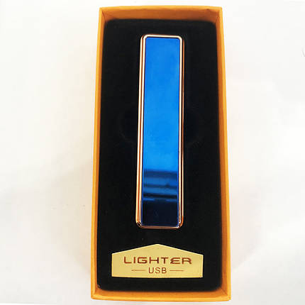 Запальничка спіральна USB ZGP-1. Колір синій, фото 2