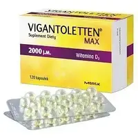Vigantoletten max 2000 j.m 120 кап.- витамин д3 в капсулах/ Польша , большой срок годности.