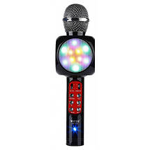 Безпровідний мікрофон караоке bluetooth WSTER WS-1816. Колір чорний, фото 2