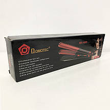 Плойка гофре 2 в 1 Domotec MS-4909, чорно-червоний, фото 2