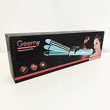 Плойка-праску 3в1 Gemei GM 2922. Колір: блакитний, фото 3