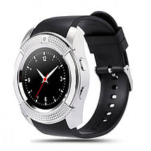 Розумні смарт-годинник Smart Watch V8. Колір: срібло, фото 2