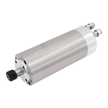 Шпиндель з водяним охолодженням GDZ-18-2 Ø 65X210 (0.8 кВт, 220 В, 3.5 А, ER11) для фрезерного верстата з ЧПК, фото 1