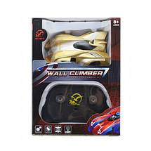 Радіокерована машинка антигравітаційна - їздить по стінах WALL Climber 2016-1. Колір бежевий, фото 2