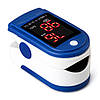Пульсоксиметр Fingertip pulse oximeter. Колір синій, фото 2