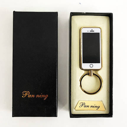 USB запальничка-брелок IPhone спіраль розжарювання, фото 2