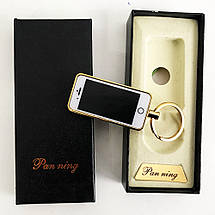 USB запальничка-брелок IPhone спіраль розжарювання, фото 2
