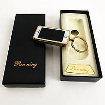 USB запальничка-брелок IPhone спіраль розжарювання, фото 3