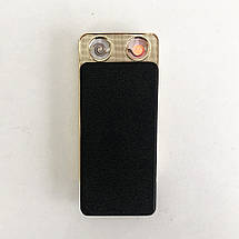 USB запальничка "Lighter" XT-4879 Original. Дві спіралі розжарювання. Колір чорний, фото 3