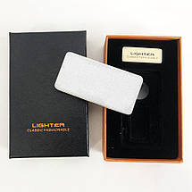 USB запальничка "Lighter" XT-4879 Original. Дві спіралі розжарювання. Сірий колір, фото 3