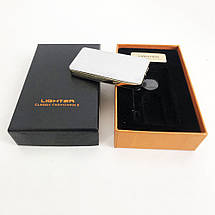 USB запальничка "Lighter" XT-4879 Original. Дві спіралі розжарювання. Сірий колір, фото 2