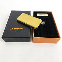 USB запальничка "Lighter" XT-4879 Original. Дві спіралі розжарювання. Колір: Золотий, фото 2