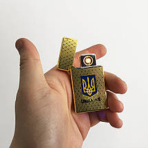 USB запальничка в подарунковій упаковці Fang Jin "Герб України", фото 2