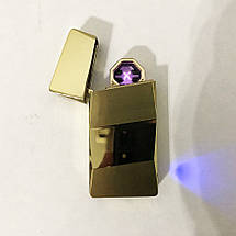 Електроімпульсна USB запальничка Lighter HL-5 в подарунковій упаковці Gold, фото 3