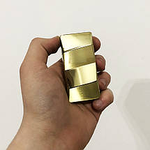 Електроімпульсна USB запальничка Lighter HL-5 в подарунковій упаковці Gold, фото 2