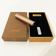 USB запальничка в подарунковій упаковці "Jobon" XT-4876-3. Спіраль розжарювання. Колір: Золотий, фото 3
