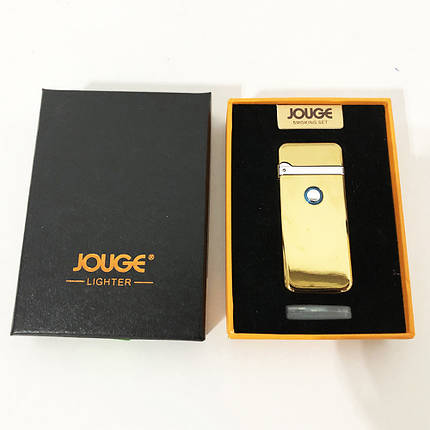 USB запальничка в подарунковій упаковці "Jouge" XT-4953. Колір: золотий, фото 2
