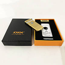 USB запальничка в подарунковій упаковці "Jouge" XT-4953. Колір: золотий, фото 2
