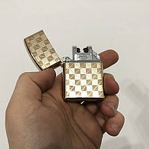 Електроімпульсна USB запальничка HONGLU (квадратики), фото 2