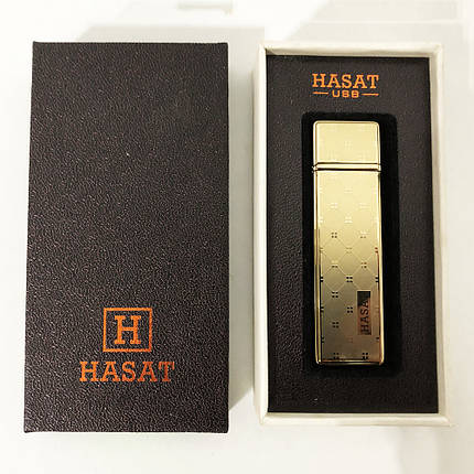 USB запальничка в подарунковій коробці Hasat HL-66, фото 2
