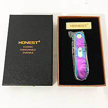 USB запальничка в подарунковій упаковці "Honest" 4825. Колір: хамелеон, фото 3