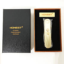 USB запальничка в подарунковій упаковці "Honest" 4825. Колір: золотий, фото 3