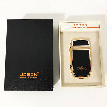 Електроімпульсна запальничка в подарунковій упаковці Jobon (USB) XT-4963. Колір: золото, фото 2