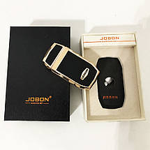 Електроімпульсна запальничка в подарунковій упаковці Jobon (USB) XT-4963. Колір: золото, фото 2