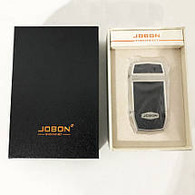 Електроімпульсна запальничка в подарунковій упаковці Jobon (USB) XT-4963. Колір: срібло, фото 3