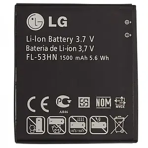 Акумулятор до телефону LG FL-53HN Black 1500 mah