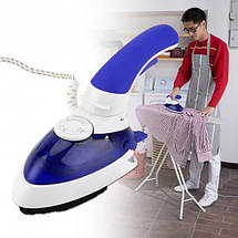 Отпариватель Mini Steam Iron HT-558B. Колір синій, фото 3