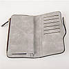 Жіночий гаманець клатч портмоне Baellerry Forever N2345. Колір сірий, фото 3
