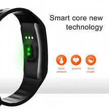Фитнес браслет Smart Watch M5 Band Clack смарт-трекер. Колір: чорний, фото 2