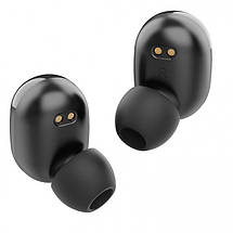 Bluetooth стерео навушники бездротові з боксом для зарядки Air J16 TWS Original. Колір чорний, фото 3