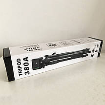 Штатив для камери, телефона, трипод, тринога TriPod 380A 0.50-1.35 м, фото 3