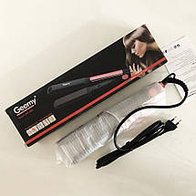 Щипці GEMEI GM-2808W для завивки волосся керамічна 4 темп режиму 40 Вт. Колір рожевий, фото 2